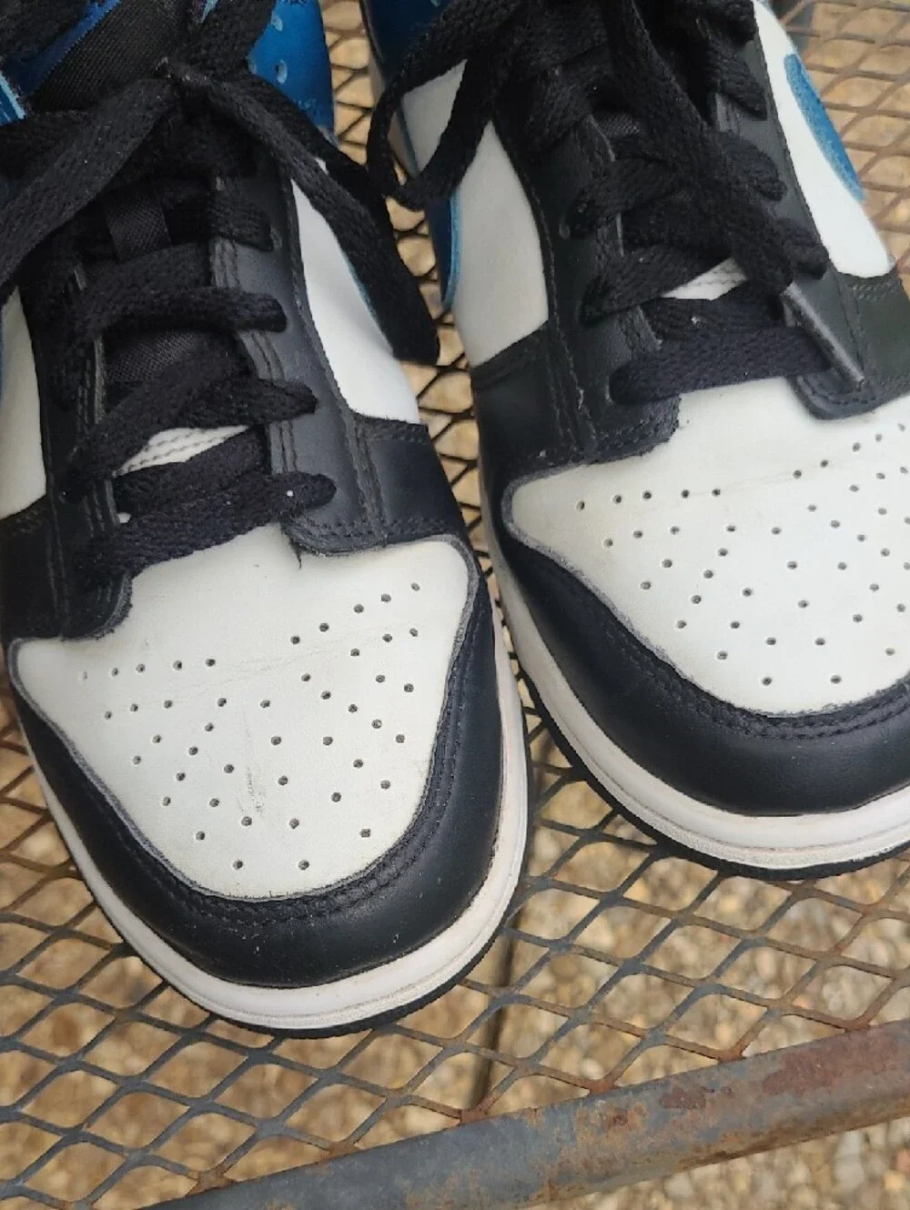 Nike Dunk Low GS White Industrial Blue Size 6y